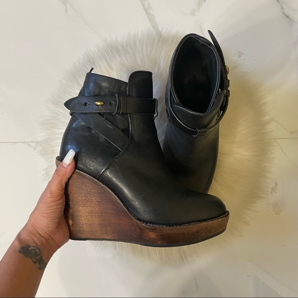 RAG & BONE Emery Wedge Booties - Picture 3 of 4